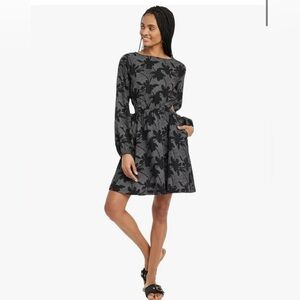 Universal threads navy blue dress with cutout sides